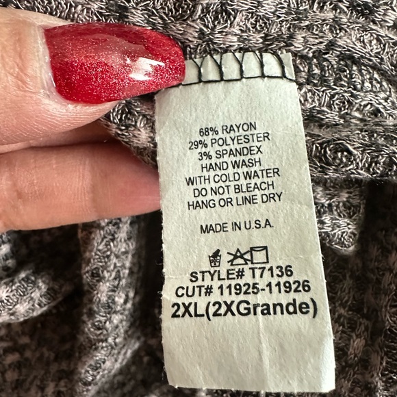 Aztec Patterned Gray Sweater - Picture 2 of 3